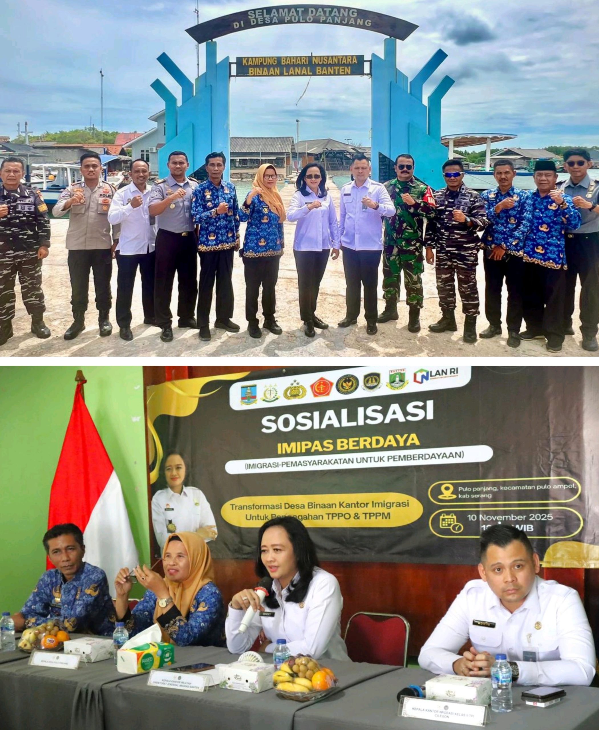 Imigrasi Banten Perkuat Peran di Perbatasan melalui Transformasi Desa Binaan untuk Cegah TPPO dan TPPM.