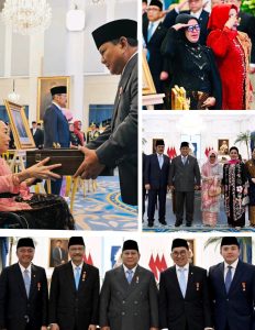 Upacara Pahlawan Nasional: Prabowo Subianto dan Para Ahli Waris di Istana Negara.