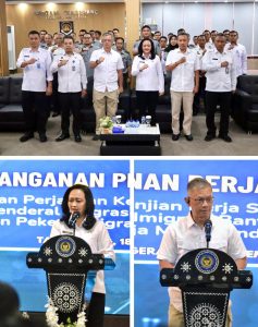 Kantor Wilayah Ditjen Imigrasi Banten dan BP3MI Banten Perkuat Kolaborasi untuk Cegah TPPO dan TPPM Melalui Desa Binaan.