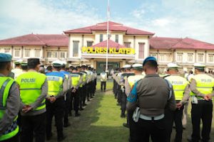 Kapolres Klaten, Launching Petugas Siaga Bhayangkara, Untuk Antisipasi Bencana.