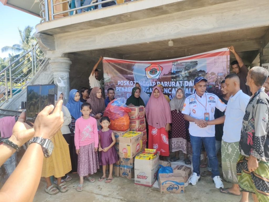 Peduli Bencana, Lembaga Pemantau Elang Tiga Hambalang DPP Aceh Dirikan Posko dan Aktif Salurkan Bantuan