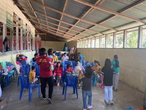 Sentuhan Kepedulian : Polres Humbahas, Berikan Trauma Healing, Bagi Anak Korban Bencana.