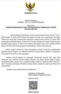 Anomali Kasus Abdul Wahid : Aktivis Riau Soroti Potensi Kriminalisasi Pejabat Anti-Korupsi.