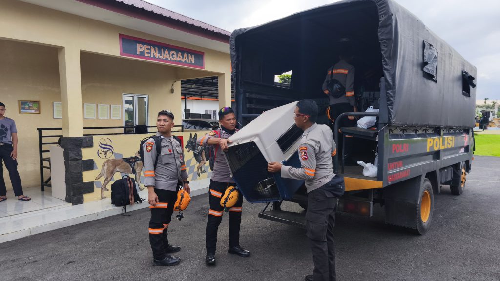 Unit K-9 SAR, Baharkam Polri Diterjunkan, Ke Polda NAD.