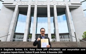 Soegiharto Santoso Laporkan Ke MA, KY, Dan Bawas, Terkait 9 Putusan Berfondasi Dokumen Palsu Dan Rekayasa Hukum.