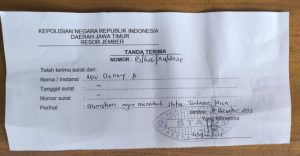 Setahun Lebih Menggantung, Polres Jember Diminta Berikan Kepastian Status Hukum Saudara Marso.