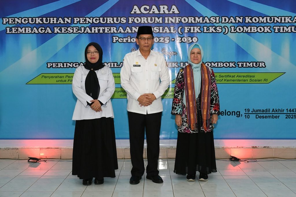 Pengurus Baru FIK LKS Lotim Dikukuhkan, Kolaborasi Lembaga Sosial Semakin Di Perkuat.