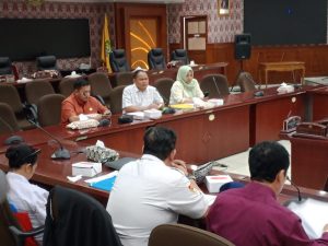 Ketua Komisi 1 DPRD Kota Tangerang, Adakan RDP Bersama BHP2HI Di Ruang Paripurna.