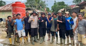 “Brimob Turun Langkah Langsung: Sumur, MCK, Bersih Lingkungan – Bantuan Nyata yang Bikin Warga Aceh Tamiang Lega”