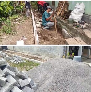Proyek Paving Block di Desa Sukadana – Ciomas Diduga Bermasalah : Upah Pekerja Murah, Tanpa K3 dan PIP.
