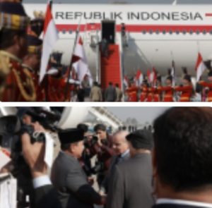 Usai Bermalam di Aceh, Prabowo Tiba di Pakistan Disambut Langsung Presiden dan PM.