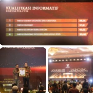 Anugerah KIP, Gerindra Raih 2 Penghargaan Sekaligus.