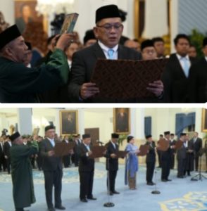 Prabowo Lantik 7 Anggota KY dan 6 Duta Besar di Istana.