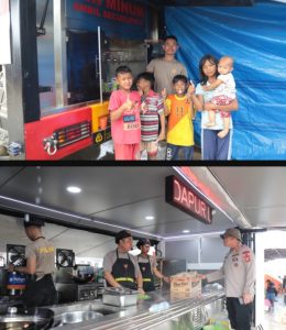 Tak Pernah Tolak yang Datang, Dapur Umum Brimob Menyokong Hari-Hari Pengungsi Aceh Tamiang.