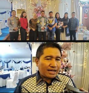 Kapolres AKBP Dr, Martua Gelar Perayaan Natal Di Asrama Polres Cilegon, Berjalan Sukses.