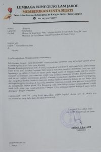 LSM Bungoeng Lam Jaroe Aceh, Layangkan Surat Ke Kantor Dewan Pers Jakarta.