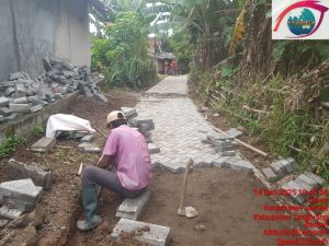 Proyek Vaping Block Takbertuan Di Rt 023 Rw 05 Kp Calung Desa Taban Kecamatan Jambe Kabupaten Tangerang,Mandor/Pengawas Menghilang