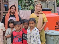 Warga Kampung Pipa, Apresiasi Kapolda Aceh, Atas Bantuan Tandon Air Bersih Pasca Banjir.