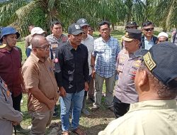 Kapolri, Tinjau Rencana Pembangunan Hunian Tetap, Di Aceh Tamiang.