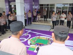 Kapolres Tangsel Pimpin Apel Kesiapan dan TFG Laga BRI Liga 1 Persita Tangerang vs Borneo FC