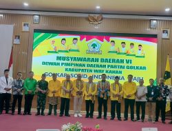 Musda VI Partai Golkar Way Kanan, Hanan A Rozak : Golkar Harus Solid, Untuk Kemenangan Pemilu Mendatang.