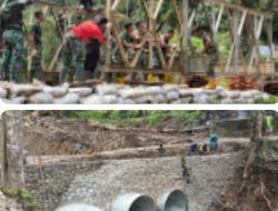 Percepat Pemulihan Aktivitas Masyarakat Terdampak Bencana, Pembangunan Jembatan Terus Dikebut.