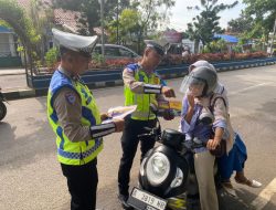 Hari Ke-10 Operasi Keselamatan Maung 2026, Sat Lantas Polres Lebak Laksanakan Operasi di Jl. Multatuli dan Jl. Pati Derus