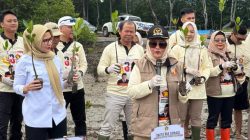 Februari, Bulan Gerakan Kebaikan Gerindra: Tanam 1.000 Mangrove dan Aksi Sosial di Pesisir Lampung.