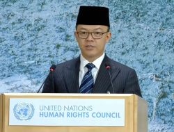 Menlu Sugiono Tegaskan Komitmen HAM Tingkat Dunia Saat Indonesia Jabat Presidensi Dewan HAM PBB.