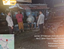 Cegah Kamtibmas Jajaran Polsek Bayah Polres Lebak Polda Banten Tingkatkan Patroli KRYD Malam