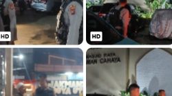 Patroli Perintis Presisi Samapta Jakbar Amankan Salat Tarawih di Masjid Raya Taman Cahaya