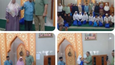 Otong Kosasih Bersama PT. JWM Memberikan Santunan
