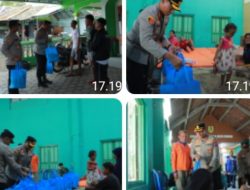 Polres Klaten Salurkan Bantuan Sosial bagi Warga Terdampak Banjir di Cawas
