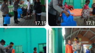 Polres Klaten Salurkan Bantuan Sosial bagi Warga Terdampak Banjir di Cawas